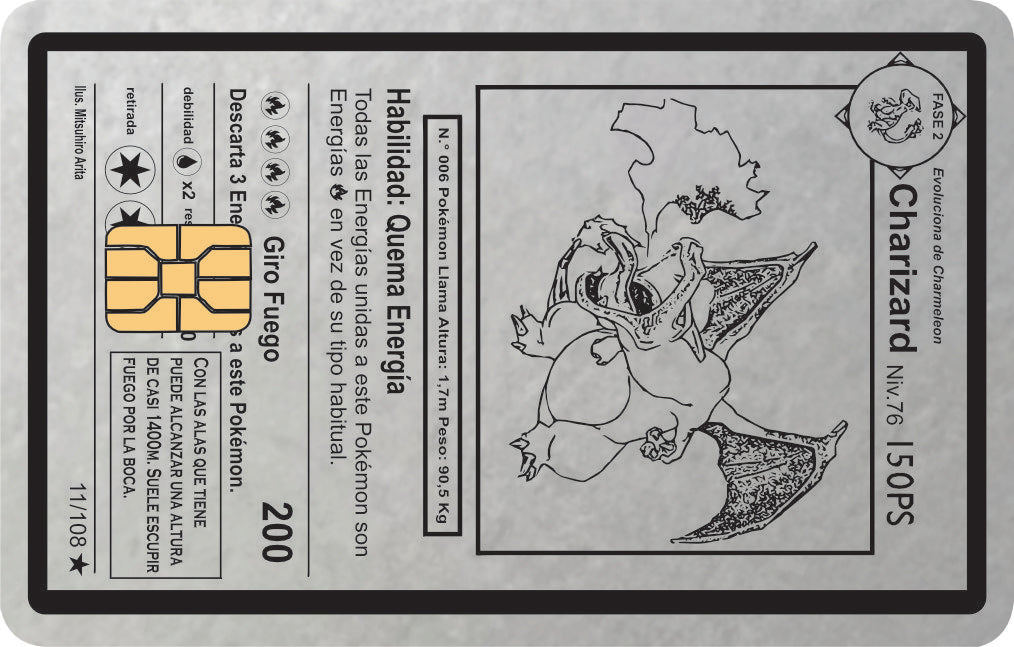 Charizard Card: Spanish Version