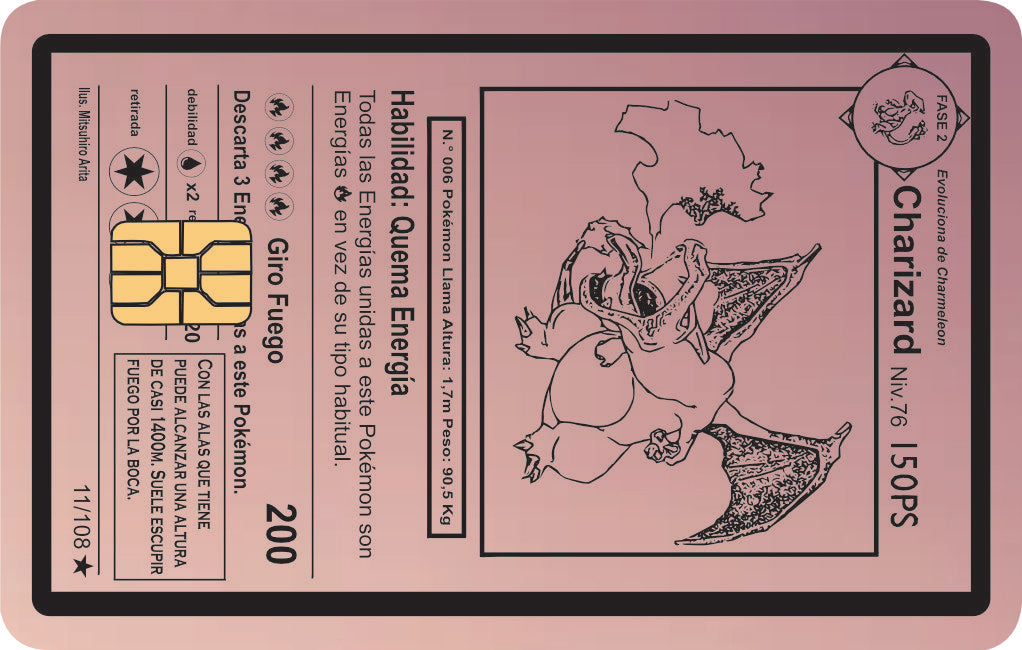 Charizard Card: Spanish Version