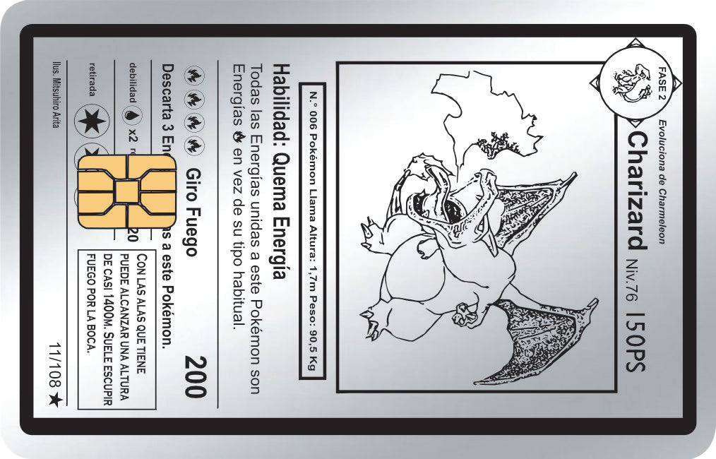 Charizard Card: Spanish Version