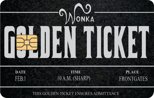 Wonka Golden Ticket