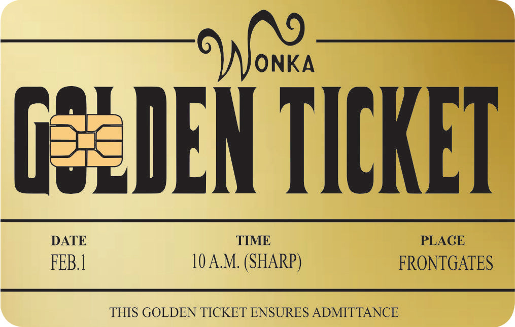 Wonka Golden Ticket