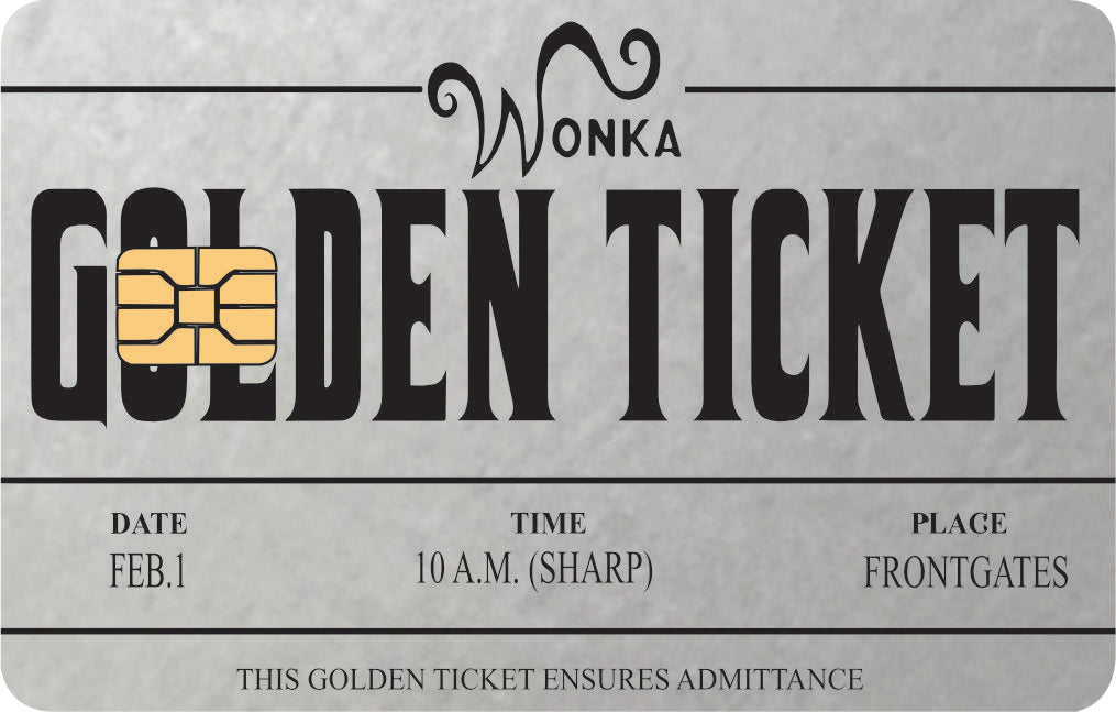 Wonka Golden Ticket