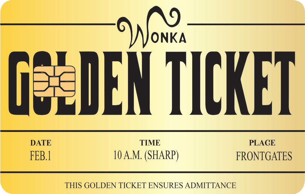 Wonka Golden Ticket